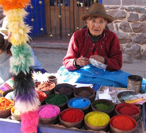 Pisac Market Sacred Valley Sacred Valley Color Fashion