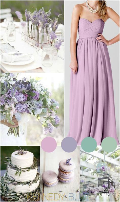 A Garden Inspired Lilac Wedding Color Palette For Spring And Summer