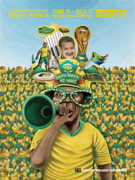 Espns Fifa World Cup 2010 Team Posters Amusing Planet