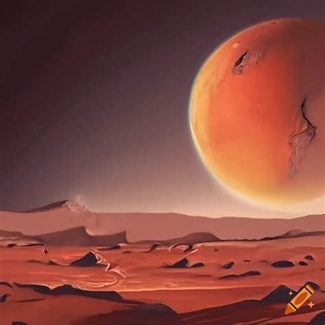 Mars Landscape On Craiyon