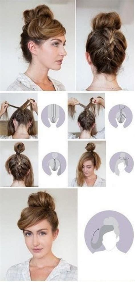 Hairstyles are very interested to learn and practice. Creative Hairstyles That You Can Easily Do at Home (27 ...