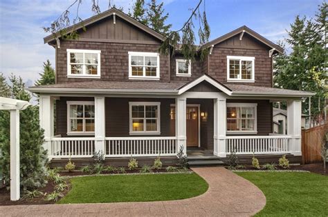 Red brick is muted and earthy, so any color we pick should also be muted and not clean and fresh. brown house | Brown house exterior, Brown brick exterior ...