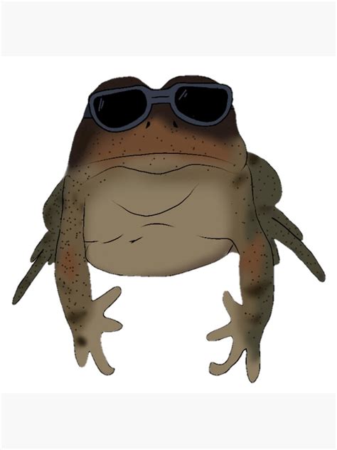 Cool Frog Wearing Cool Sunglasses Canvas Print For Sale By Iarasosan