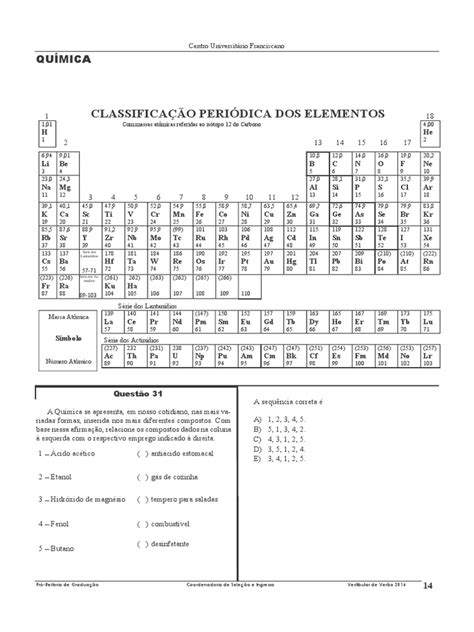 química verão 2016 pdf cloreto de sódio hidrogênio