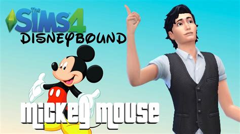 Sims 4 Disneybound Cas Mickey Mouse Youtube
