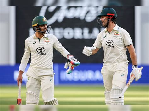 Australia Vs Pakistan 1st Test Day 2 Live Score Marsh Nears Century