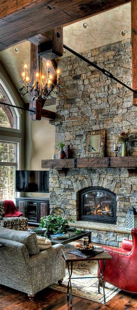 33 Stunning Fireplace Design Ideas For 2019 Living Room Decor Rustic