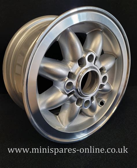 475x10 Rose Petal Silver Alloy Wheel Or Package For Classic Mini
