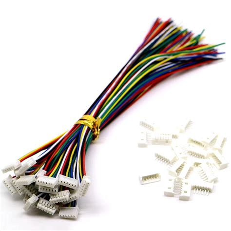 Micro Mini Jst 125mm Gh 6 Pin 6pin Connector With Wires Cables Custom