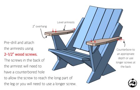 15 Guides Easy Modern Adirondack Chair Plans Any Wood Plan