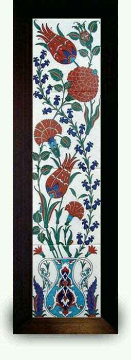 An Art Work With Flowers And Birds On It S Side Framed In A Wooden Frame