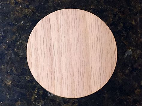 Large 14″ Thick Oak Wood Circles 63 Mm Action Craftworks Llc
