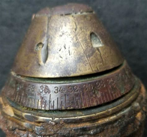Ww1 German Artillery Shell Fuse Dug Artifact 2018866522