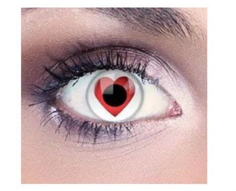 Red Heart Eye Party Lens At Rs 449pair Disposable Contact Lens In