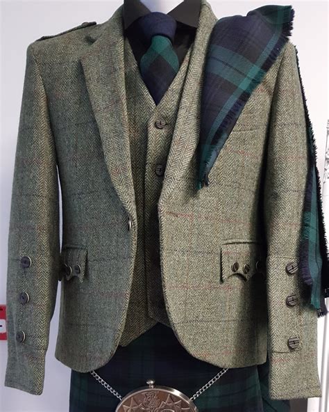 Country Tweed Crail Jacket & Vest - Kilts 4 Less