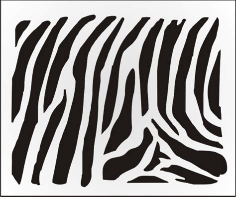 Texture Stencil Wild Animal Zoo Zebra Tiger Cheeta Giraffe
