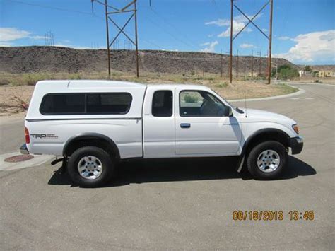 Buy Used 2000 Toyota Tacoma 4x4 Trd Sr5 Extended Cab 34l Manual Camper