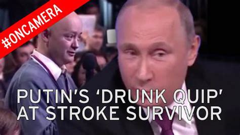 vladimir putin drunk joke watch moment russian president makes embarrassing gaffe to multiple