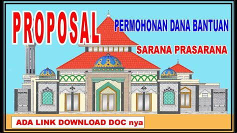 Proposal Pengajuan Bantuan Sarpras Masjid Mushola Youtube