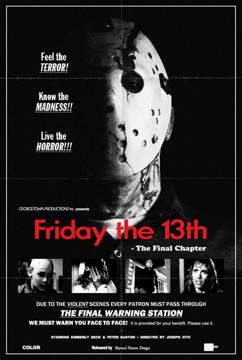 Poster Friday The 13th The Final Chapter 1984 Poster Vineri 13