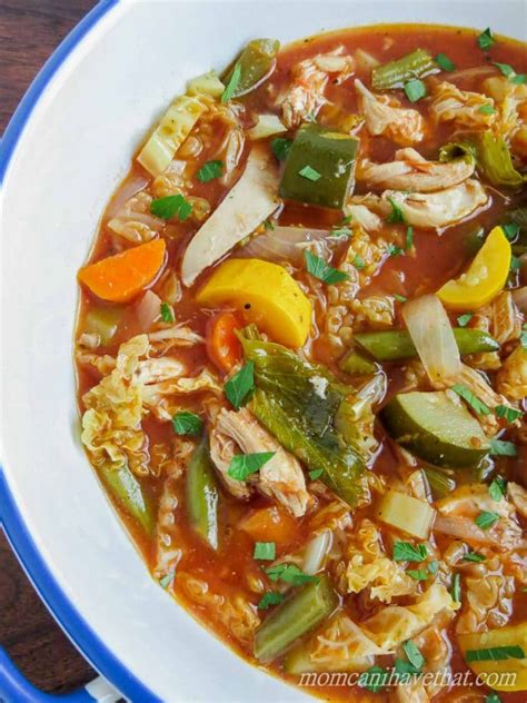 All the recipes are simple, taste awesome and are made with healthy ingredients. Healthy Low Carb Chicken Minestrone Soup | Low Carb Maven