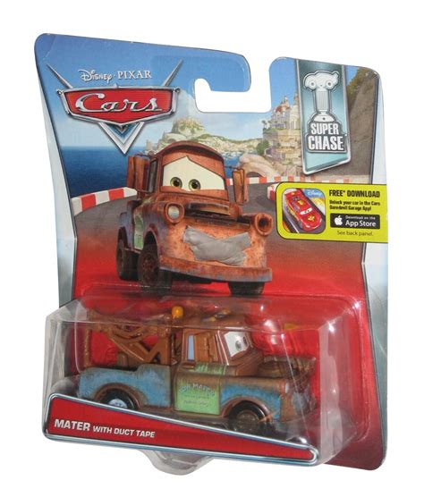 Disney Pixar Cars Super Chase Mater With Duct Tape Die Cast Toy Car