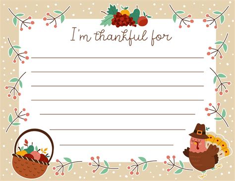 Thanksgiving Letter Template Free