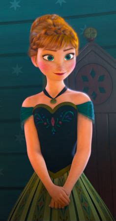 I really like the travel outfit they chose in the movie so this one is probably my second favorite. frozen anna green dress full body - Google Search ...