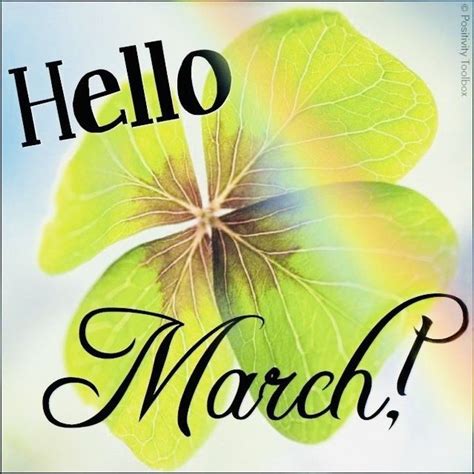🍀💚🍀💚🍀💚 Hello March Hello March Images Happy March