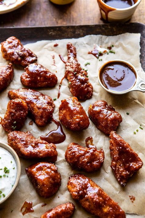 Make this winning honey bbq baked chicken wing recipe! Boneless Honey BBQ Chicken Wings with Spicy Ranch | Recipe ...