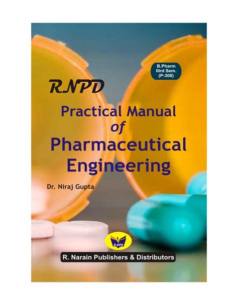 Practical Manual Of Pharmaceutical Engineering B Pharm Books And Study