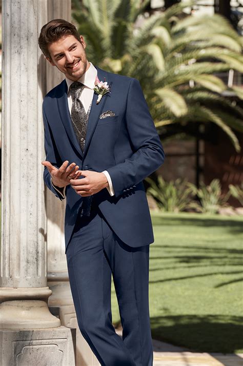 dark blue contrast suit tom murphy s formal and menswear