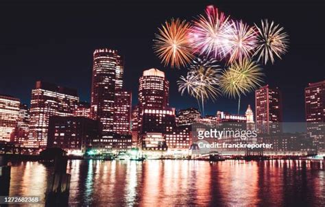 Boston Harbor Fireworks Photos And Premium High Res Pictures Getty Images