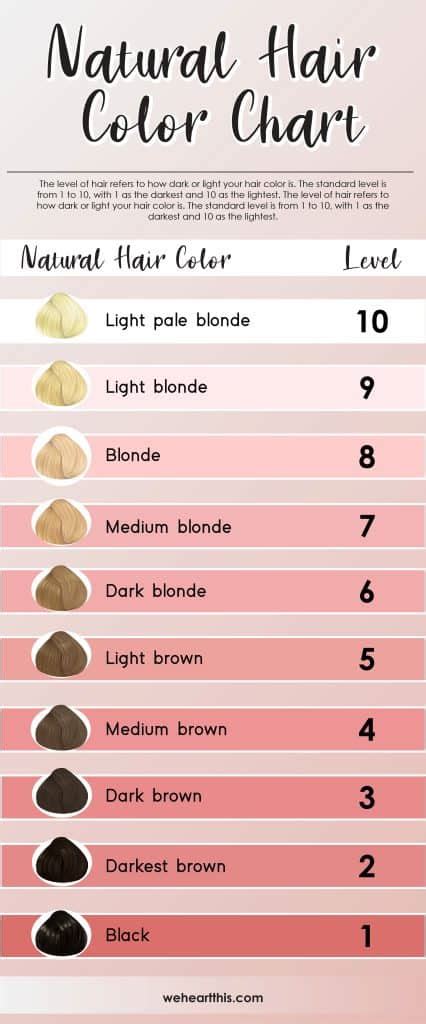 Hair Color Numbers Explained How To Read A Hair Color Chart Bút Chì Xanh