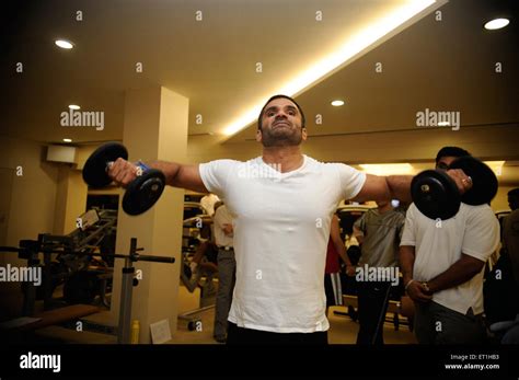 Sunil Shetty In Gym