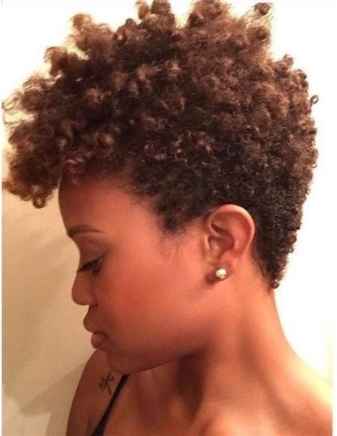 While some women might be tempted to cut their natural wavy hair short to make styling easy and simple, others embrace this special texture. Image result for short natural fros hair styles for black ...