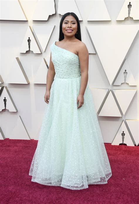 Yalitza Aparicio On The Oscars Red Carpet 2019 Oscars Red Carpet