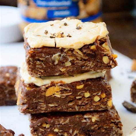 No Bake Peanut Butter Cup Brownie Bars The Perfect Summer Dessert