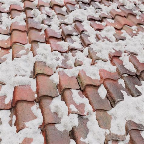 Snowy Roof Texture 4076 Lotpixel