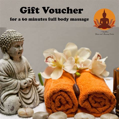 Gift Voucher 60 Minutes Full Body Massage 7 Buddhas Massage Ce