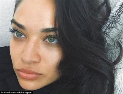 Shanina Shaik Showcases Flawless Complexion In Paris Daily Mail Online