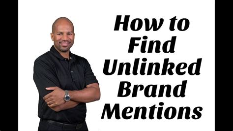 How To Find Unlinked Brand Mentions Youtube