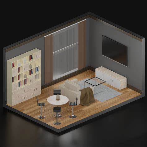 Realistic Room Guest Room Design 3d Asset Cgtrader