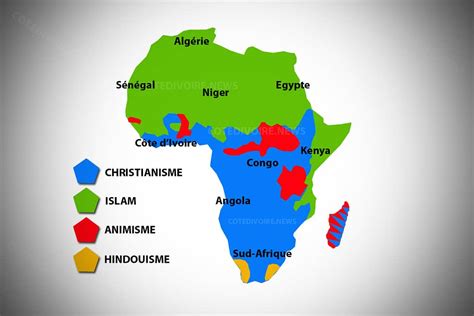 Tout Savoir Sur La Carte Des Religions En Afrique Cotedivoirenews