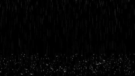 Black Screen Rain Stock Video Footage For Free Download