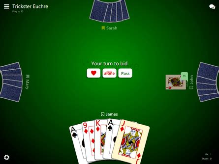 Our flash games and android games are all free to play and no registration is required. Trickster Euchre