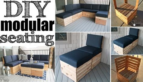 You can also have breakfast outside on the patio during the warmer months of the year. DIY Modular Seating - (free plan) | Home Design, Garden & Architecture Blog Magazine