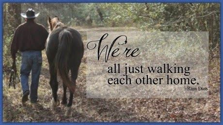 We re all just walking each other home. We're all just walking each other home - The Horse Mafia