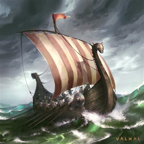 Viking Ship By Nele Diel On Deviantart