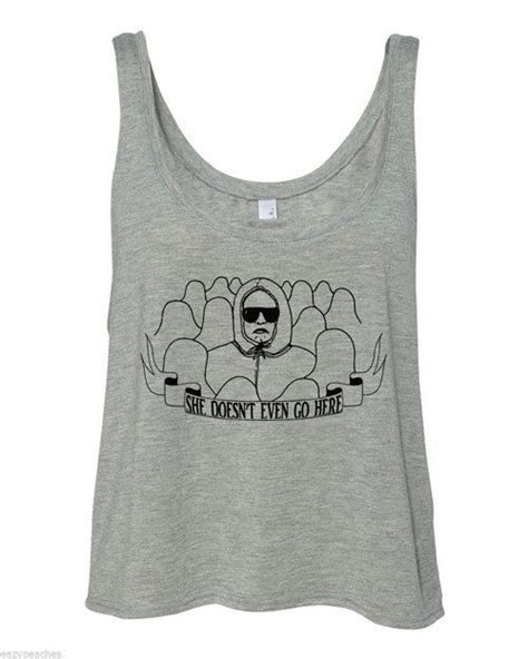 Loose Cropped Top Box Tank Mean Girls Damien She By Xnextlevelx Tops